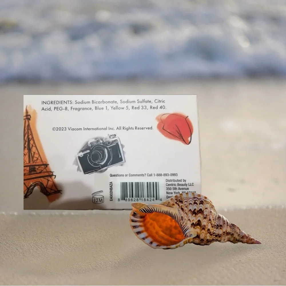 Emily In Paris 3pc Croissant Shaped Bath Bombs Set Strawberry Vanilla Scents